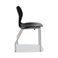 Office Desks & Workstations | HON HSS4L-18B.E.ON.PLAT 20 in. x 26 in. x 23 in. to 33 in. SmartLink Rectangle Student Desk with SmartLink Four-Leg Onyx Chair Bundle (2 Desks/Carton, 4 Chairs/Carton) image number 8
