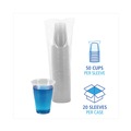  | Boardwalk BWKTRANSCUP16CT 16 oz. Polypropylene Plastic Cold Cups - Translucent (1000/Carton) image number 3