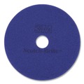 Office Jansan | Scotch-Brite 08418 20 in. Diameter Diamond Floor Pads - Purple (5/Carton) image number 1