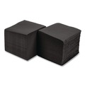 Percentage Off | Hoffmaster 020212 10 in. x 10 in. 1-Ply Beverage Napkins - Black (1000/Carton) image number 1