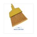 Brooms | Boardwalk BWKBRMAXIL Poly Fiber Angled-Head 55 in. Lobby Brooms with Metal Handle - Yellow (12/Carton) image number 4