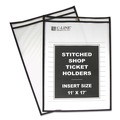  | C-Line 46117 75 in. Stitched Shop Ticket Holders - Clear (25/Box) image number 0