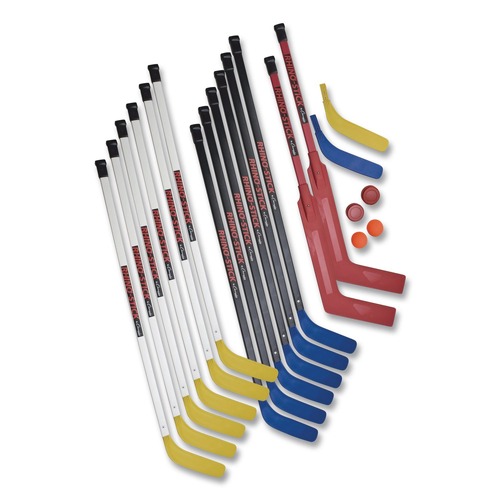 Toys | Champion Sports HS47SET 2 Pucks / 14 Sticks Indoor ABS Floor Hockey Set (1-Set) image number 0