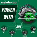 Circular Saws | Metabo HPT C1807DAQ4M 18V MultiVolt Brushless Lithium-Ion 7-1/4 in. Cordless Circular Saw (Tool Only) image number 11