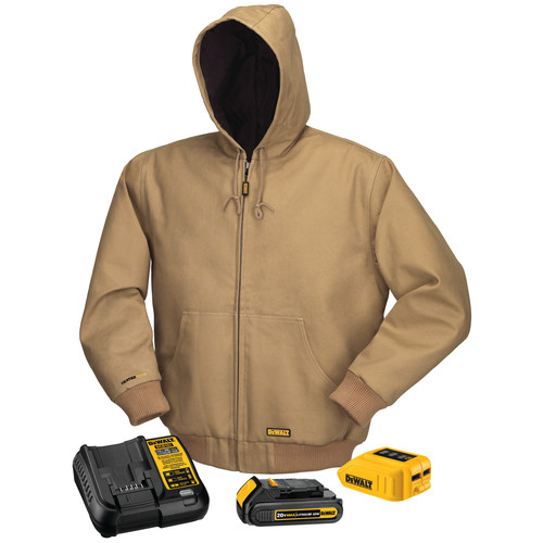 Heated Hoodies | Dewalt DCHJ064C1-XL 20V MAX Li-Ion Heated Hoodie Kit - XL image number 0