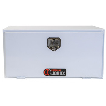 JOBOX 36 in. x 12 in. x 14 in. White Steel Underbed Box