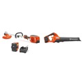 Outdoor Power Combo Kits | Husqvarna 970806701 36V 320iL Weed Eater and 230iB Leaf Blower Bundle Kit (4 Ah) image number 0