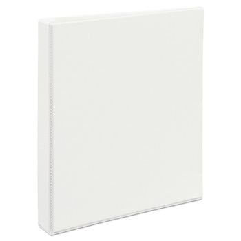 Avery 3 EZD Rings 1 in. Capacity 11 in. x 8.5 in. Durable View Binder with DuraHinge - White