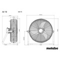 Fans | Metabo AV18 Cordless Lithium-Ion 3-Speed 14 in. Industrial Fan (Tool Only) image number 2