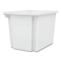 Boxes & Bins | HON HFMBIN12 Flagship 12.75 in. x 16 in. x 12 in. 1 Section Storage Bins - Translucent White image number 3