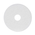 Cleaning & Janitorial Accessories | Boardwalk BWK4015WHI 15 in. Polishing Floor Pads - White (5-Piece/Carton) image number 0