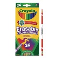 Bulk Savings Pricing 2 | Crayola 682424 3.3 millimeter 2B Erasable Color Pencil - Assorted Lead and Barrel Colors (24/Box) image number 1