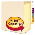 Office Jansan | Smead 75174 5-1/4 in. Expansion End Tab File Pockets with Tyvek - Letter, Manila (10/Box) image number 3