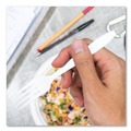 Food Service | SOLO HSWFX-0007 Impress Heavyweight Full-Length Polystyrene Cutlery Fork - White (100/Box) image number 2