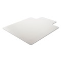  | Deflecto CM13233 45 x 53 DuraMat Moderate Use Wide Lipped Chair Mat for Low Pile Carpet - Clear image number 0