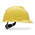 Hard Hats | MSA 477484 V-Gard Slotted Cap with Fas-Trac III Suspension - Yellow image number 3