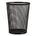  | Universal UNV20013 4.38 in. x 5.38 in. Steel Mesh Pencil Cup - Jumbo, Black image number 0