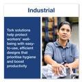 Cleaning & Janitorial Supplies | Tork 651220 12.56 in. x 10.57 in. x 18.09 in. Washstation Dispenser - Aqua/White image number 6