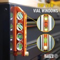 Levels | Klein Tools 935AB4V ACCU-BEND 4-Vial Level - High Visibility, Orange image number 11