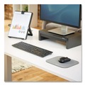 Office Furniture Accessories | Fellowes Mfg Co. 5934001 9 in. x 8 in. Mouse Pad with Microban Protection - Graphite image number 3