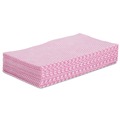Paper Towels and Napkins | Boardwalk BWK-N8140 12 in. x 21 in. Foodservice Wipers - Pink/White (200/Carton) image number 0