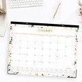Bulk Savings Pricing 2 | Blue Sky BLS138198 22 in. x 17 in. 12-Month (Jan-Dec 2026) Day Designer Coming Up Roses Monthly Desk Pad Calendar - Cream/Blush Sheets image number 3
