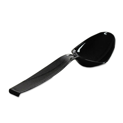 Cutlery | WNA WNA A7SPBL 9 in. Plastic Spoons - Black (144/Carton) image number 0