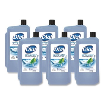 Dial Professional 1 Liter Body Wash Refill - Spring Water Scent (8/Carton)