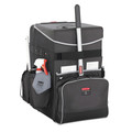 Cleaning Carts | Rubbermaid Commercial 1902465 Executive 14.25 in. x 16.5 in. x 25 in. Quick Cart - Large, Dark Gray image number 2