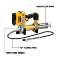 Grease Guns | Dewalt DCGG571B 20V MAX Brushed Lithium-Ion Cordless Grease Gun (Tool Only) image number 1