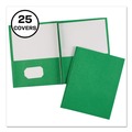 Office Jansan | Avery 47977 0.5 in. Capacity 11 in. x 8.5 in. Prong Fastener Two-Pocket Folder - Green (25/Box) image number 4