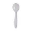  | Dixie SH217 Heavyweight Polystyrene Soup Spoons - White (1000/Carton) image number 0