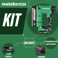 Specialty Nailers | Metabo HPT NP1835DAM 18V MultiVolt Lithium-Ion 23-Gauge Cordless Pin Nailer Kit (2 Ah) image number 1
