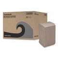 Paper Towels and Napkins | Boardwalk BWK8300K 9.5 in. x 9.5 in. 1-Ply Beverage Napkins - Kraft (500/Pack, 8 Packs/Carton) image number 2