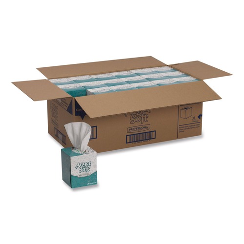 Cleaning & Janitorial Supplies | Georgia Pacific Professional 46580 2-Ply Premium Facial Tissue in Cube Box - White (36-Boxes/Carton) image number 0