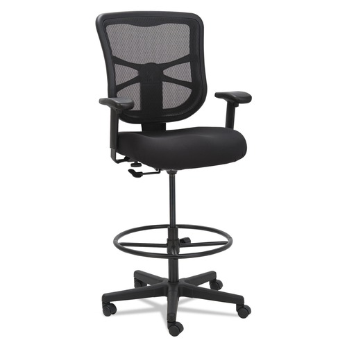  | Alera ALEEL4614 Elusion Series Mesh Stool with 22.6 in. to 31.6 in. Seat Height - Black image number 0