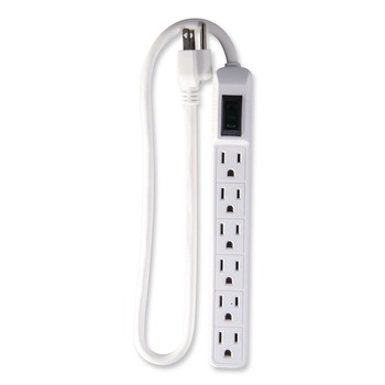 GoGreen Power GG-16103MINBK 2 ft. Cord 160 Joules 6 Outlet Mini Surge Protector - Black