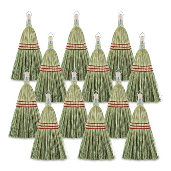 Boardwalk Corn Fiber Whisk Brooms - Yellow (1 Dozen)