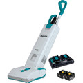 Upright Vacuum | Makita XCV19PG 18V X2 (36V) LXT Brushless Lithium-Ion 1.3 Gallon HEPA Filter 12 in. Cordless Upright Vacuum Kit with 2 Batteries (6 Ah) image number 0