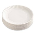 Bowls and Plates | AJM Packaging Corporation AJM PP6AJKWH 6 in. Paper Plates - White (1000/Carton) image number 1