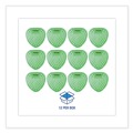 Odor Control | Boardwalk GEMP012I072M05AAS8200 Gem Urinal Screens - Herbal Mint Scent, Green (12/Box) image number 3