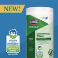 Cleaning & Janitorial Supplies | Clorox 60605 CloroxPro EcoClean 8 in. x 7 in. 1-Ply Disinfecting Wipes - Unscented White image number 4