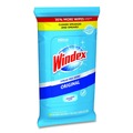 Cleaning Cloths | Windex 378032 7 in. x 8 in. Glass and Surface Wet Wipe - Unscented/White (12/Carton) image number 2