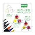 Washable Markers | Crayola 586501 Brush and Detail Dual Ended Extra-Fine Markers - Assorted Colors (16/Set) image number 8