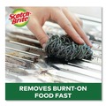 Cleaning Cloths | Scotch-Brite 84 Stainless Steel Scrubber - Silver (12/Carton) image number 4