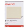  | Universal UNV16150 Six-Section 2-Divider End Tab Classification Folders - Letter Size, Manila (10/Box) image number 4