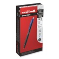 Office Jansan | uni-ball 1947088 Fine 0.5 mm Retractable 307 Gel Pen - Blue Ink, Black Barrel (1 Dozen) image number 0