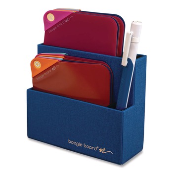 Boogie Board VersaNotes Desk Organizer, 3 Compartments, 4.7 x 0.4 x 2.05, Blue, Plastic