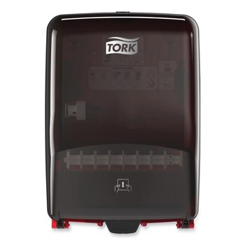 Tork 12.56 in. x 10.57 in. x 18.09 in. Washstation Dispenser Red/Smoke (1/Carton)