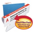 Office Jansan | Smead 64910 Viewables 3.5 in. Wide 1/3-Cut Complete Bulk Pack Refill Hanging Folder Tabs and Labels - Assorted Colors (1/Box) image number 2